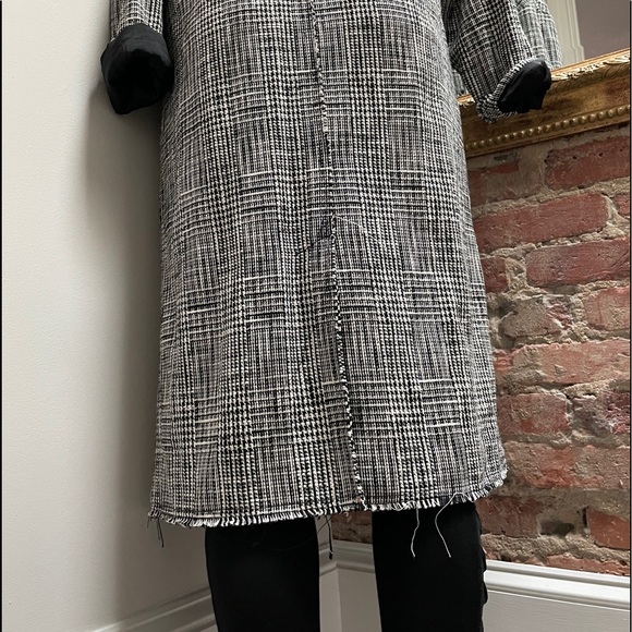 FREE PEOPLE | menswear houndstooth maxi jacket - Picture 12 of 16